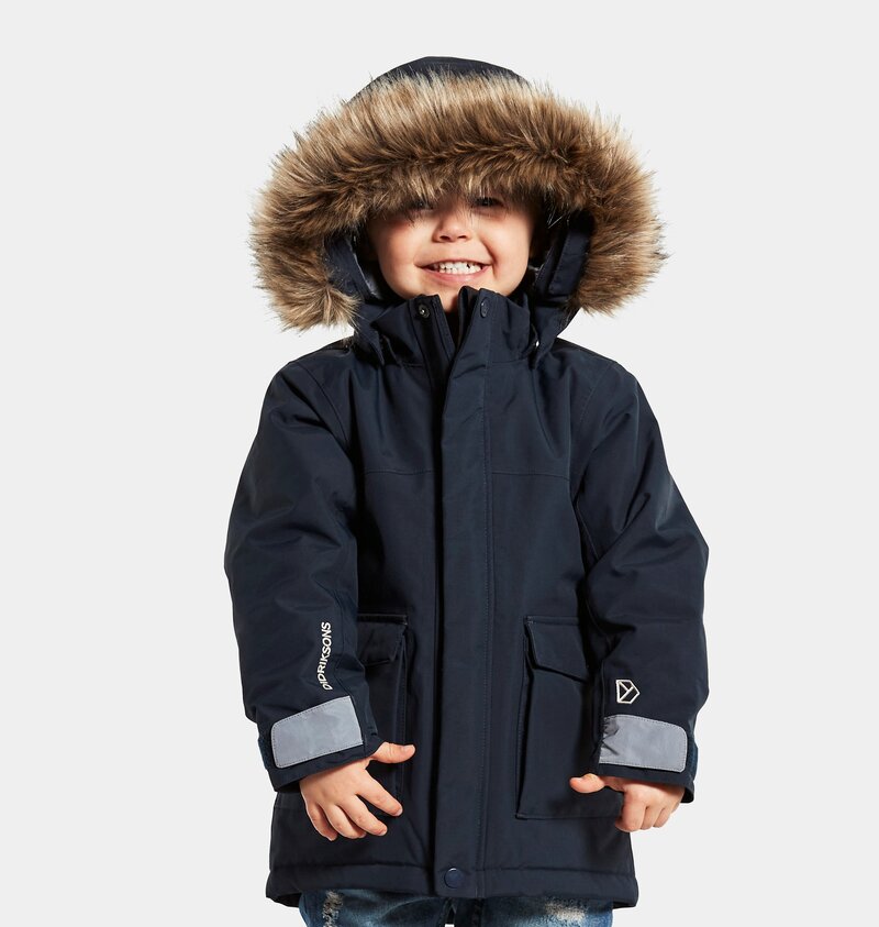 Kure Vinterparkas 4 Barn Navy - Didriksons