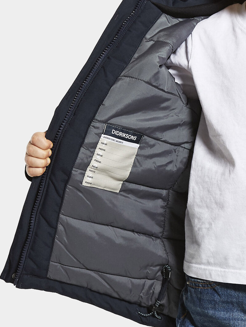 Kure Vinterparkas 4 Barn Navy - Didriksons