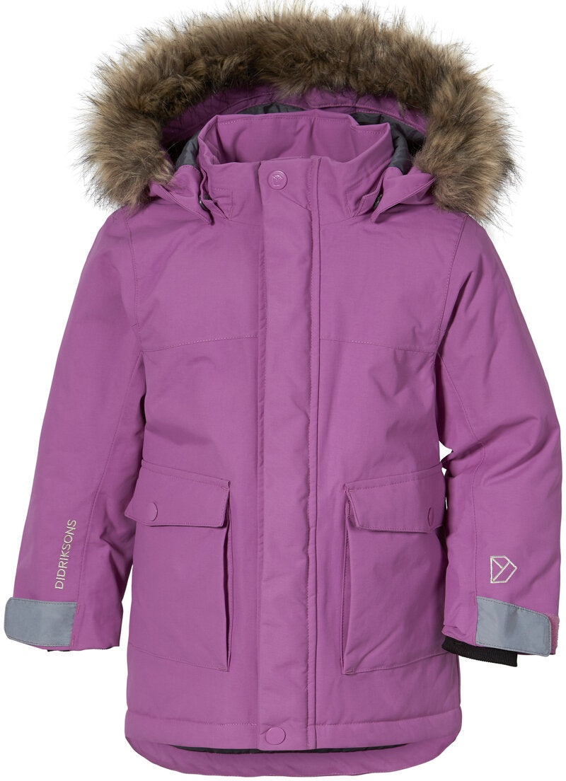 Kure Vinterparkas 4 Barn Radiant Purple - Didriksons