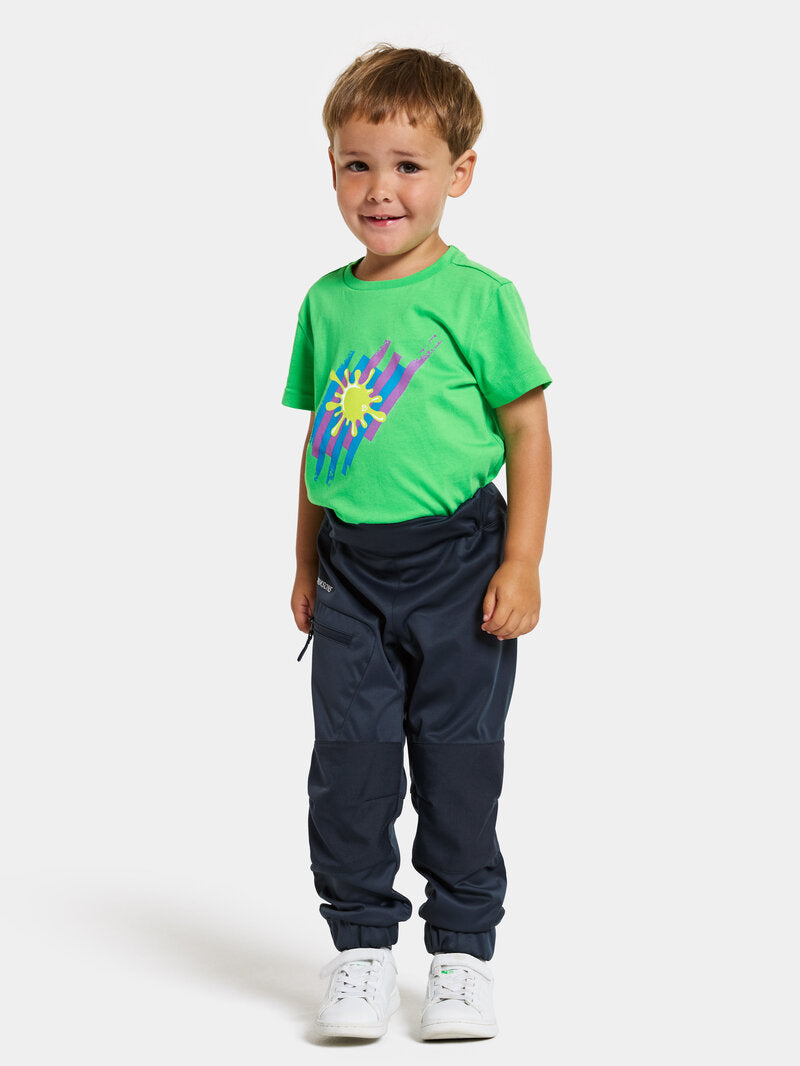 Lövet 8 Softshell Trousers Kids Navy Didriksons