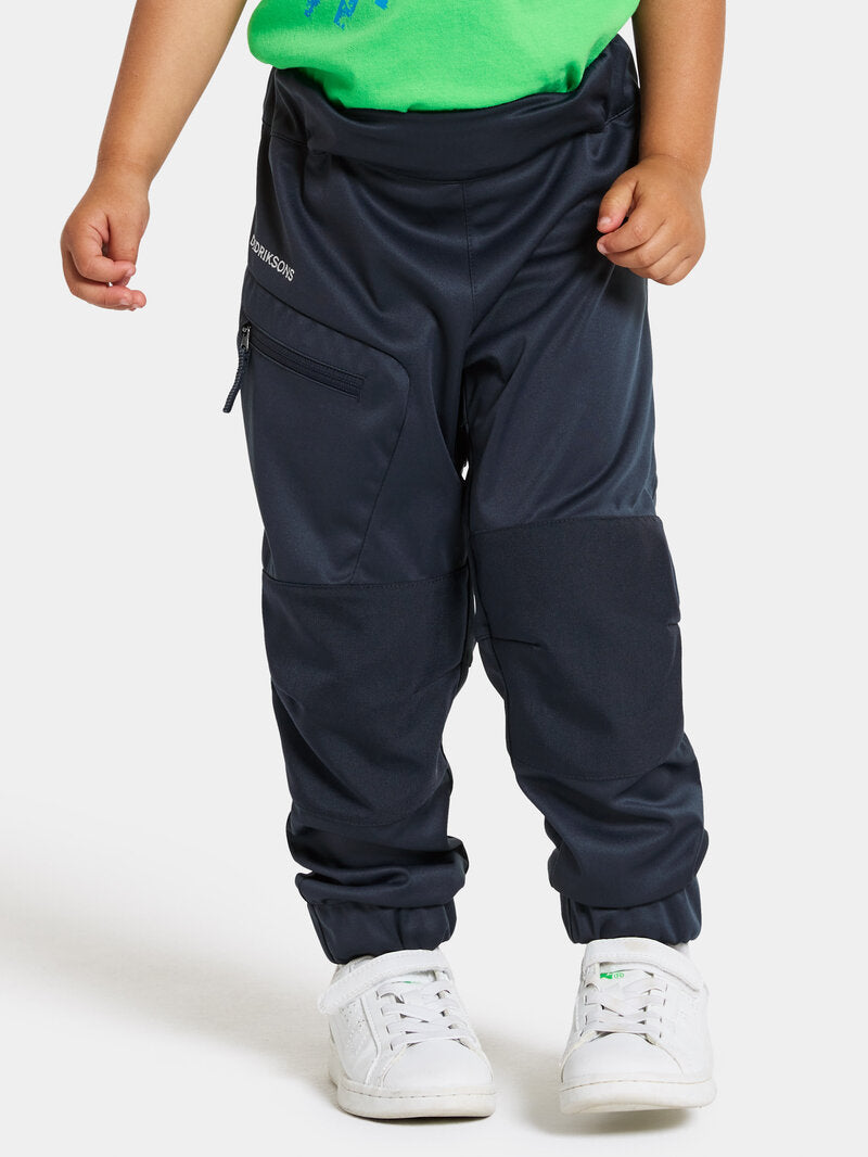 Lövet 8 Softshell Trousers Kids Navy Didriksons