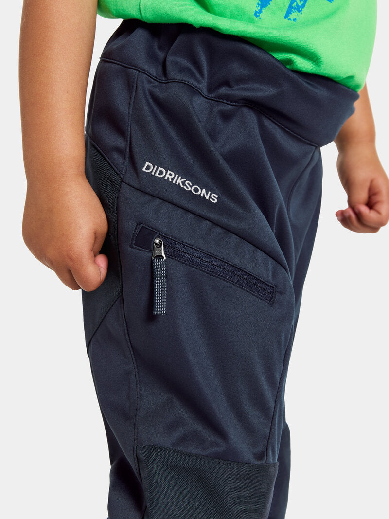 Lövet 8 Softshell Trousers Kids Navy Didriksons