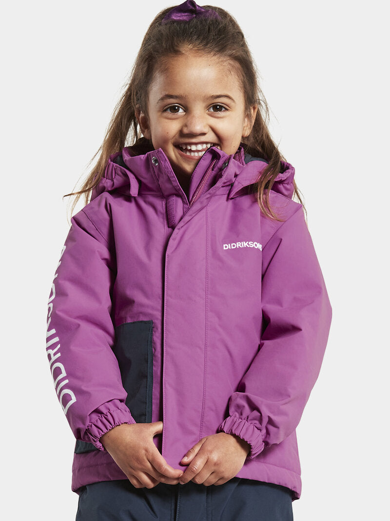 Lovis 2 Kids' Winter Jacket Radiant Purple - Didriksons