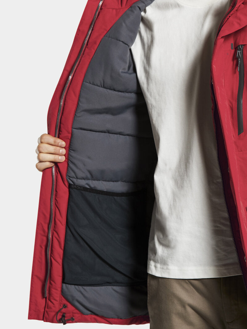 Marco 2 Winter Parka Men Flow Red - Didriksons