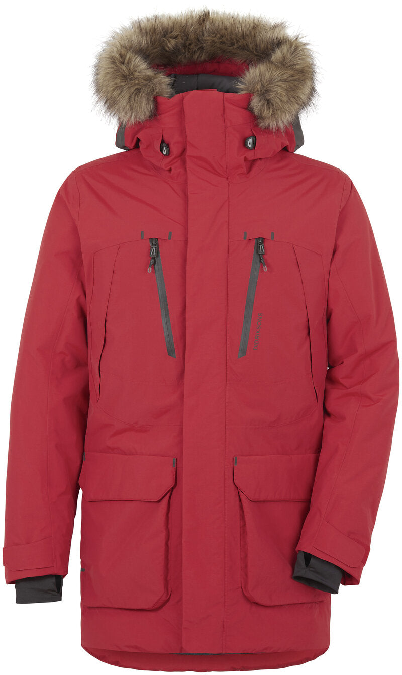 Marco 2 Winter Parka Men Flow Red - Didriksons