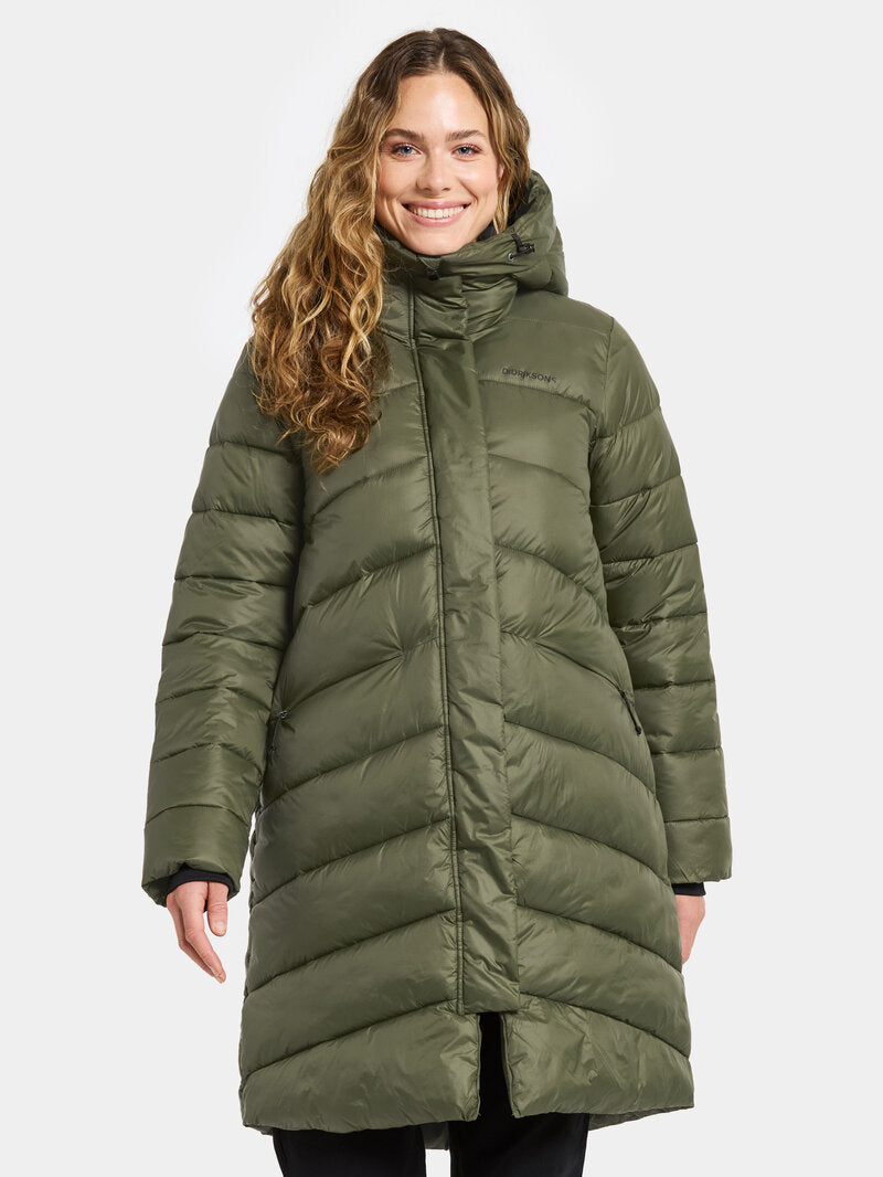 Marion Vinterparkas Dam Deep Green Didriksons