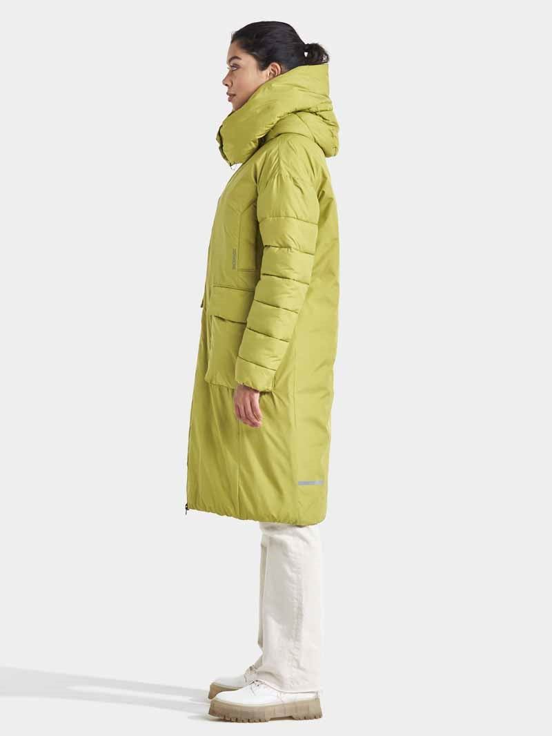 Melina Puff Women's Winter Parka Green - Didriksons
