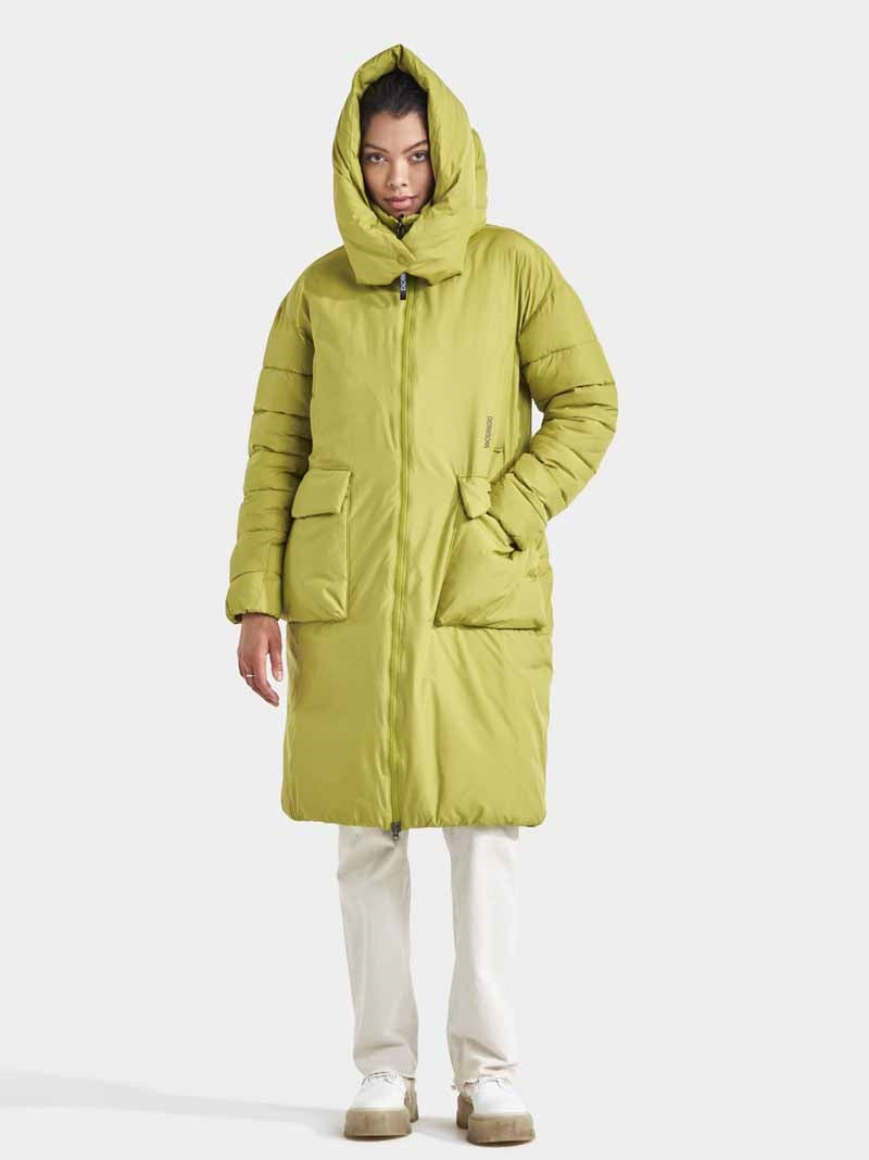 Melina Puff Women's Winter Parka Green - Didriksons