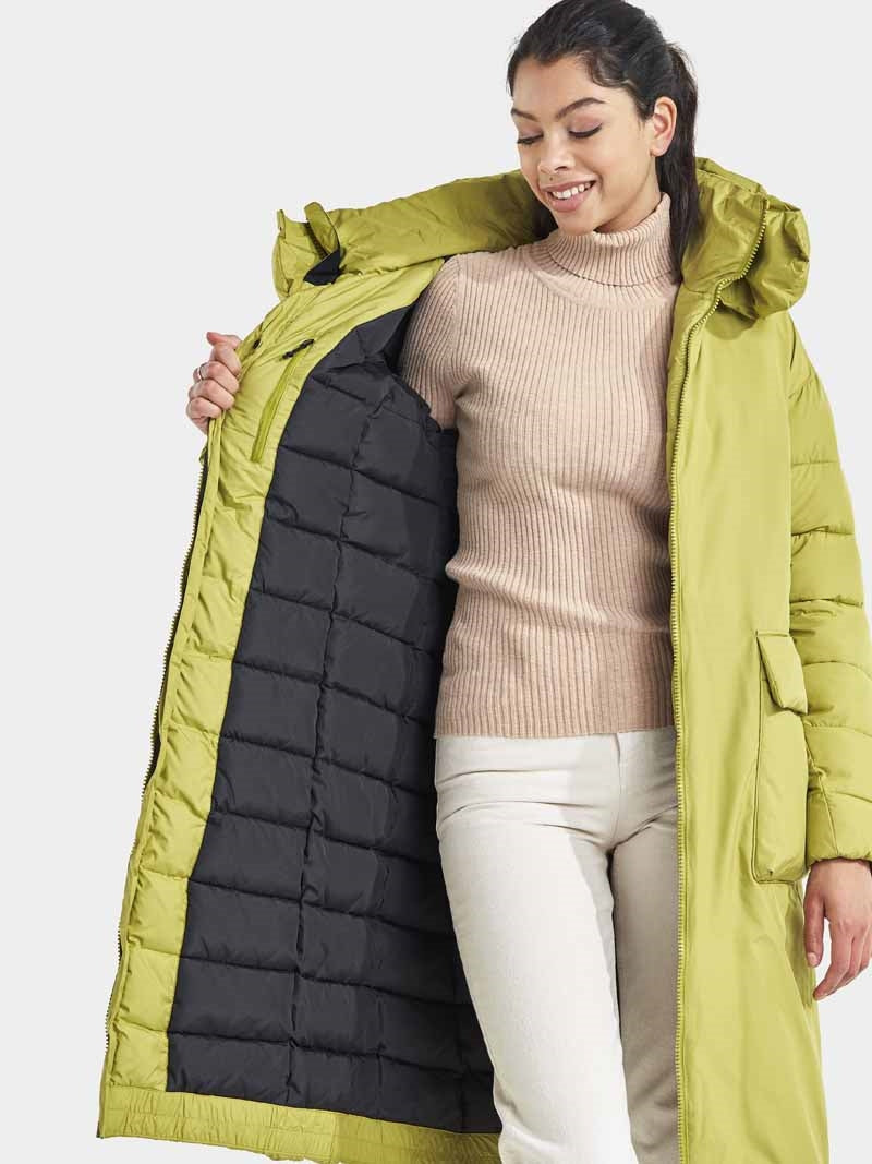 Melina Puff Women's Winter Parka Green - Didriksons