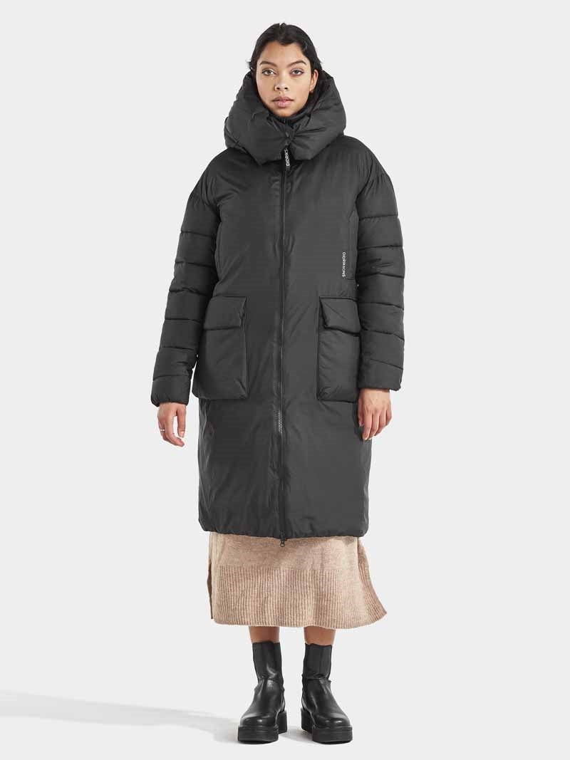 Melina Puff Women's Winter Parka Black - Didriksons