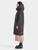 Melina Puff Vinterparkas Dam Svart - Didriksons