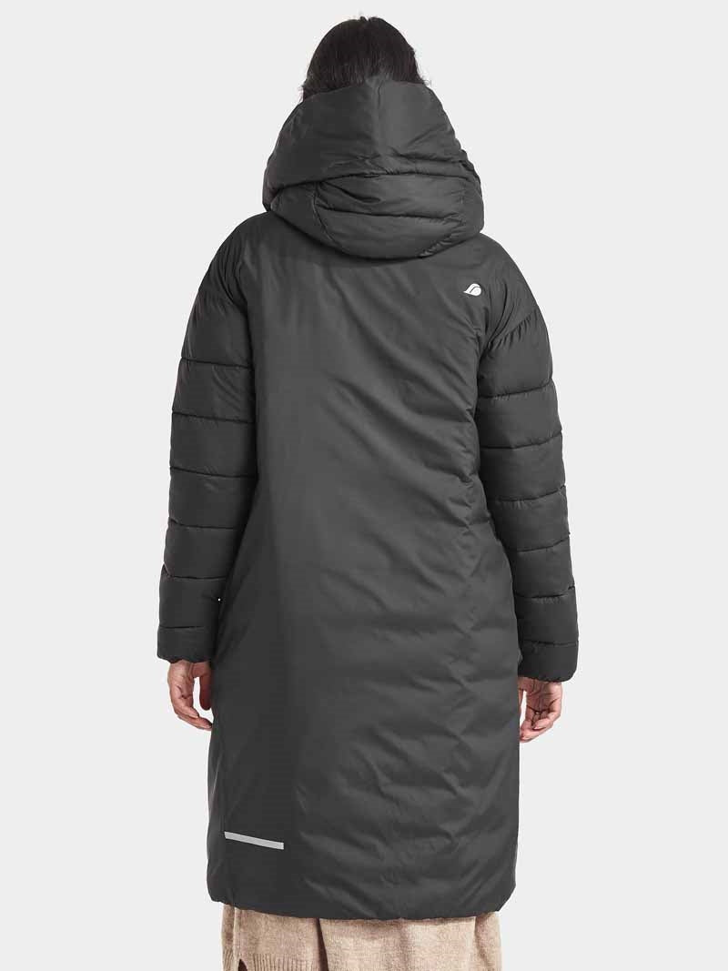 Melina Puff Vinterparkas Dam Svart - Didriksons