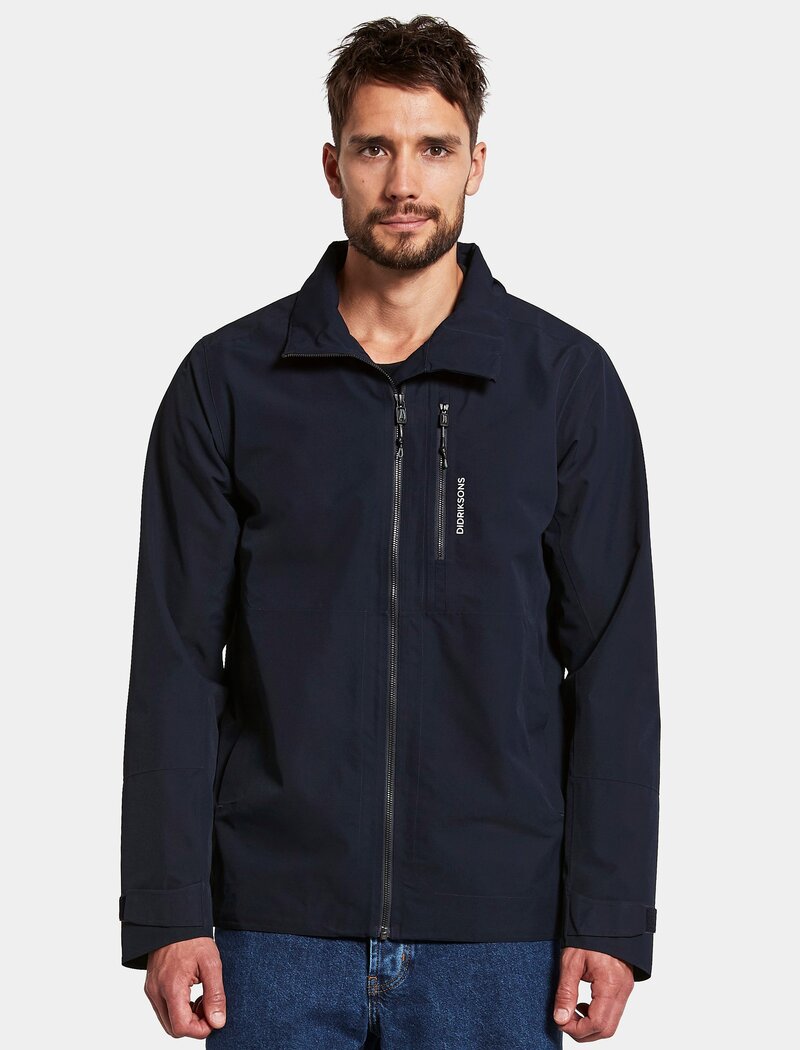 Melker Shell Jacket 2 Men Dark Blue - Didriksons