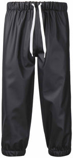Didriksons Midjeman Unlined Rain Trousers 5 Kids Black