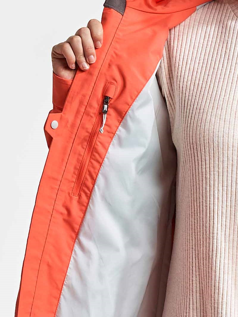Miranda Shell Jacket Women Coral - Didriksons