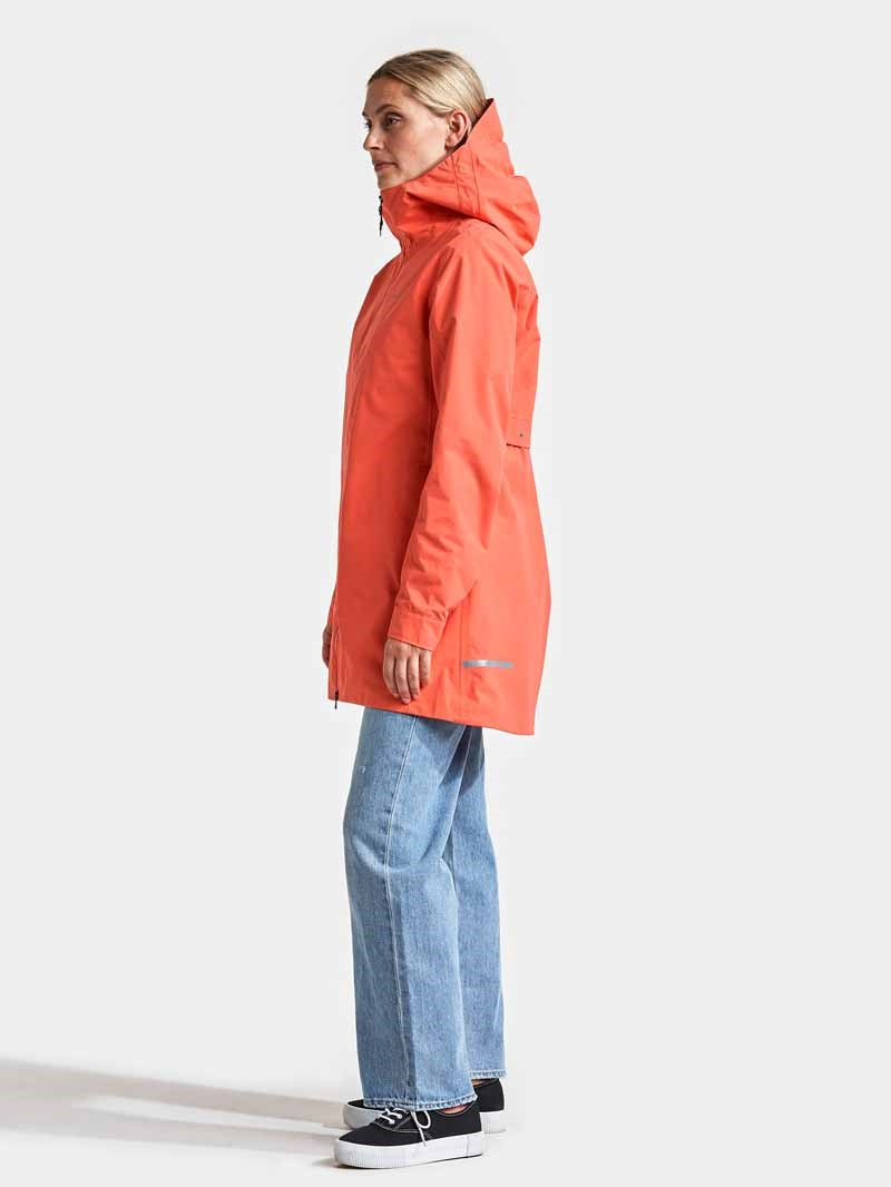Miranda Shell Jacket Women Coral - Didriksons