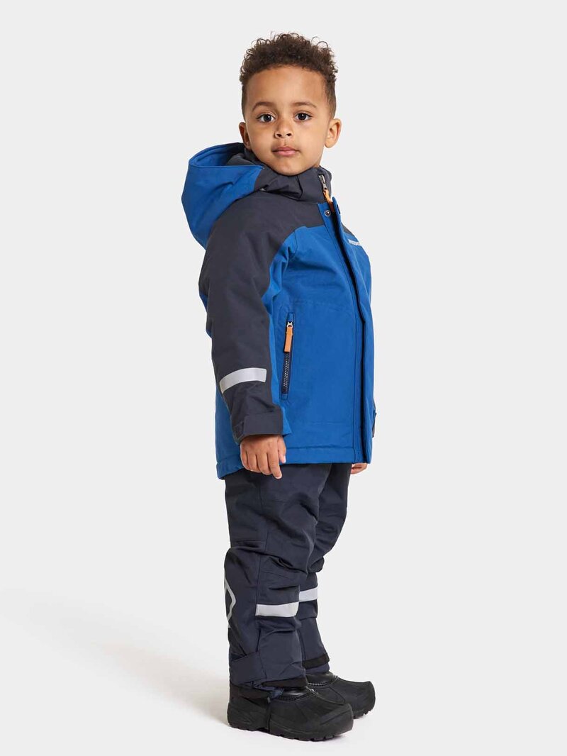Neptun Kids' Winter Jacket Classic Blue Didriksons