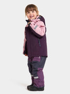 Neptun Kids' Winter Jacket Plum Didriksons