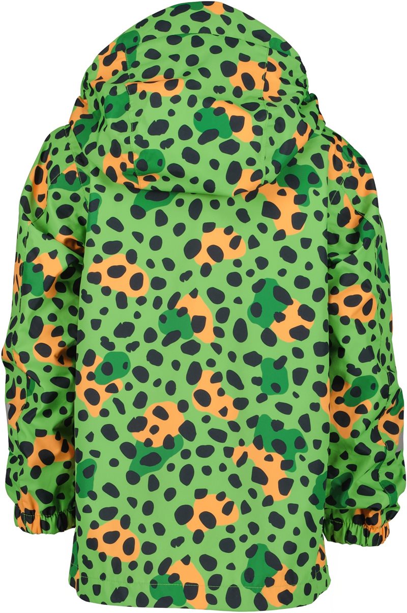 Norma Shell Jacket 2 Kids Wild Dot Green Didriksons