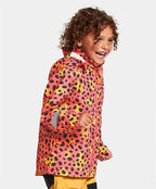 Norma Shell Jacket 2 Kids Wild Dot Pink Didriksons