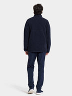 Phoenix Pile Jacket Men Dark Night Blue Didriksons
