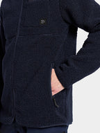 Phoenix Pile Jacket Men Dark Night Blue Didriksons