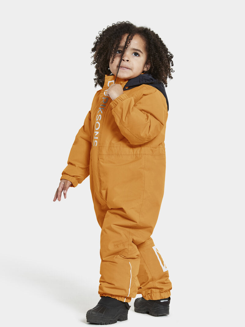 Rio Winter Coverall Kids Fire Yellow Didriksons