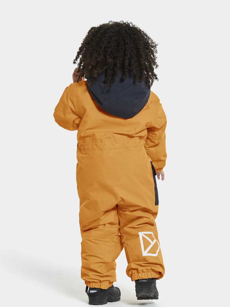 Rio Winter Coverall Kids Fire Yellow Didriksons