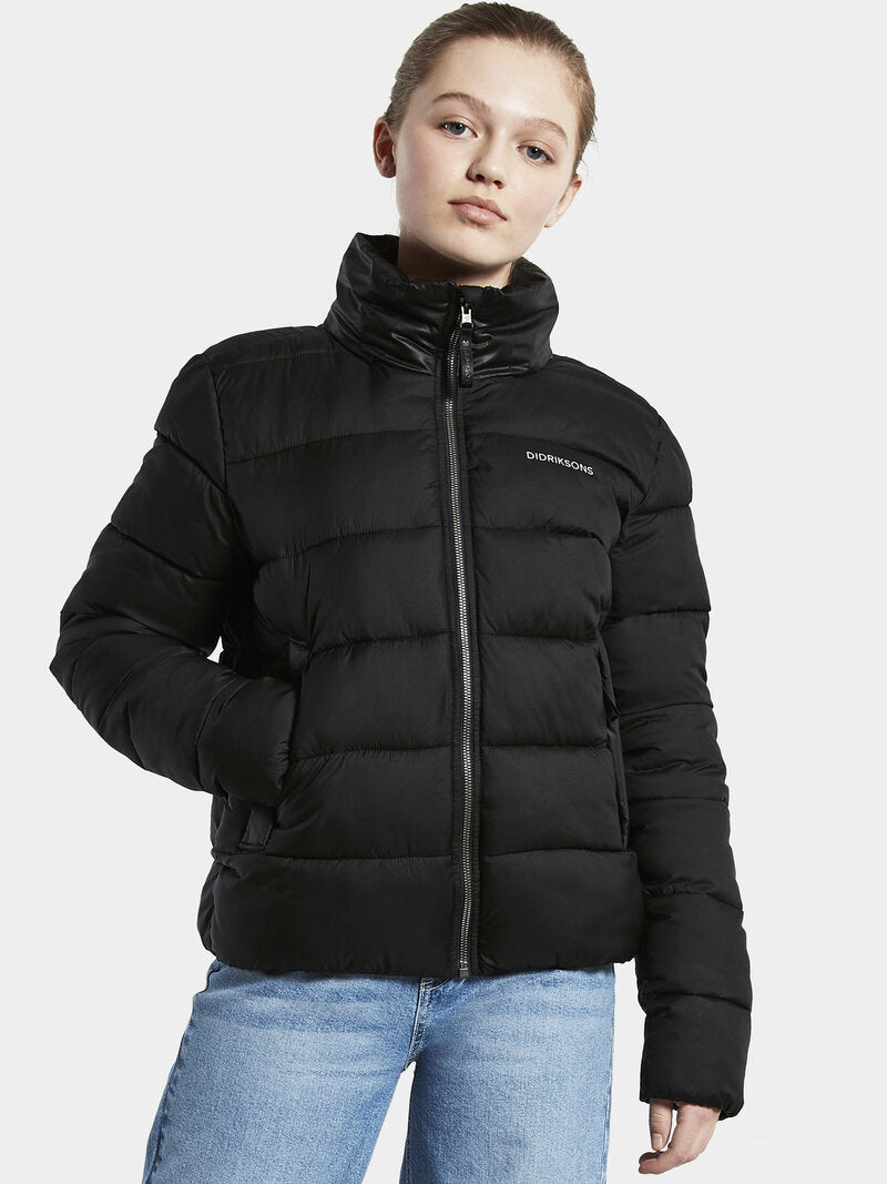 Rose Vinterjacka Black Junior - Didriksons