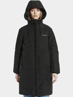 Sandra Puff Vinterparkas Dam Black Didriksons