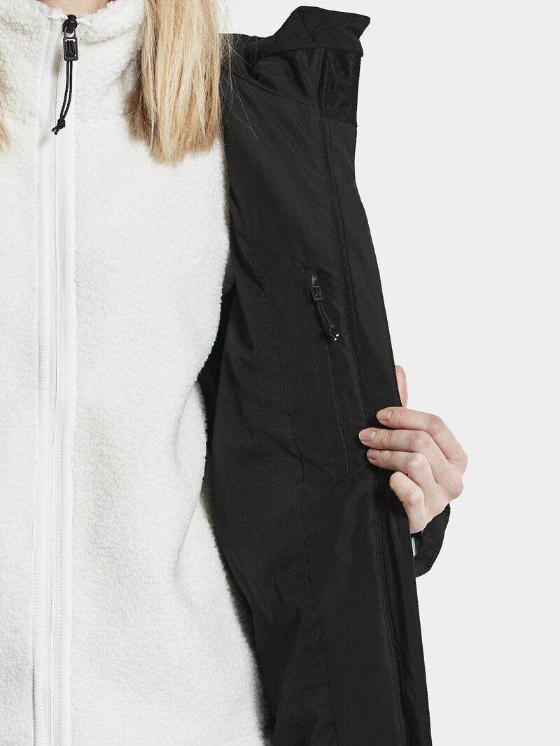 Sandra Puff Vinterparkas Dam Black Didriksons