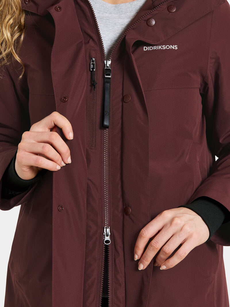 Selina Women's Winter Parka Old Rust Didriksons