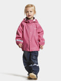 Slaskeman 6 Unlined Rain Set Kids Pink - Didriksons
