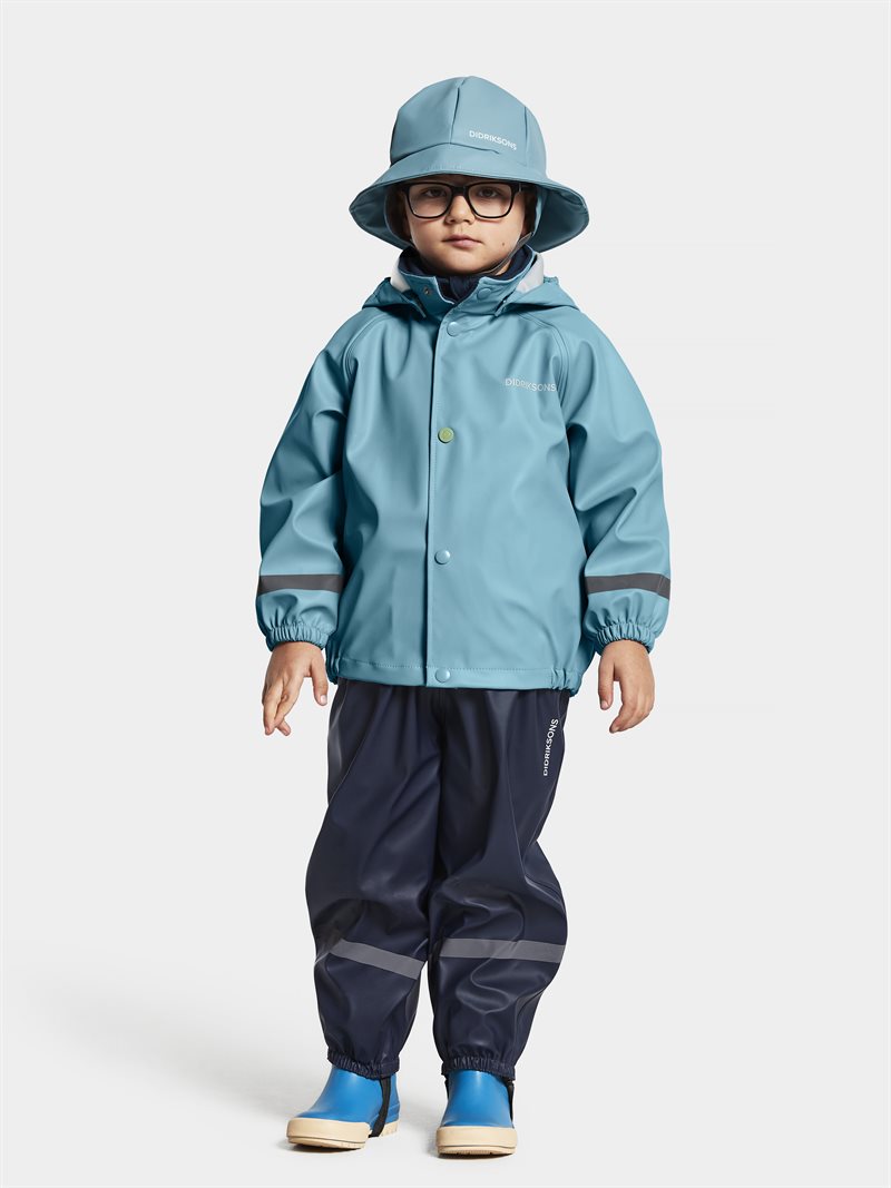 Slaskeman 8 ofodrat regnset Barn Blue Wash Didriksons