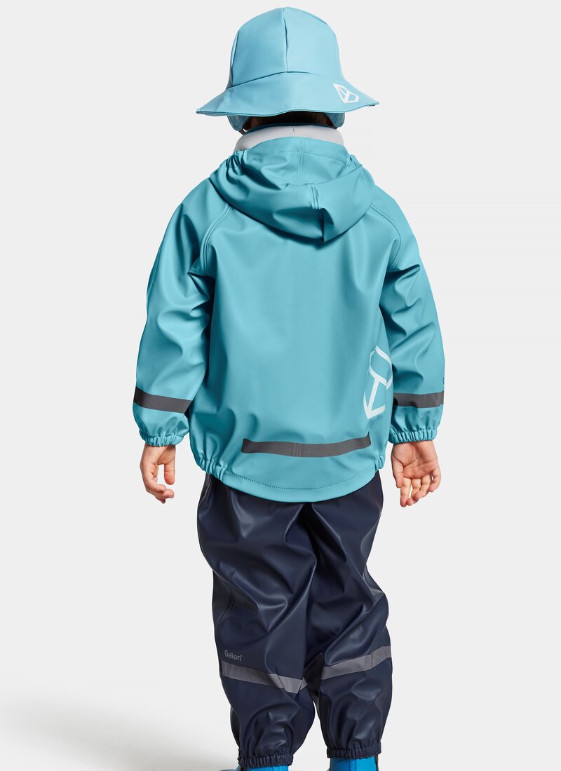 Slaskeman 8 ofodrat regnset Barn Blue Wash Didriksons