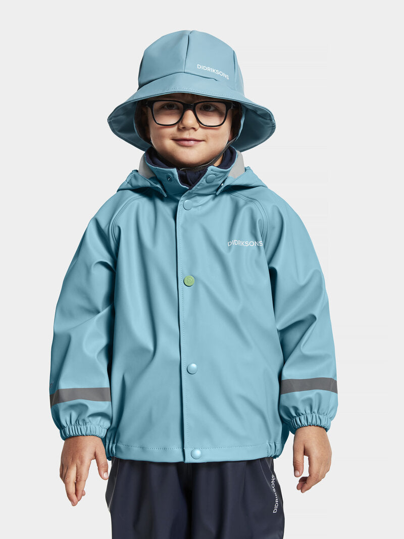 Slaskeman 8 ofodrat regnset Barn Blue Wash Didriksons