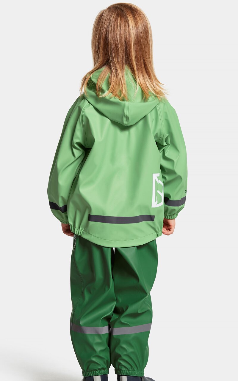 Slaskeman 8 ofodrat regnset Barn Green Pod Didriksons