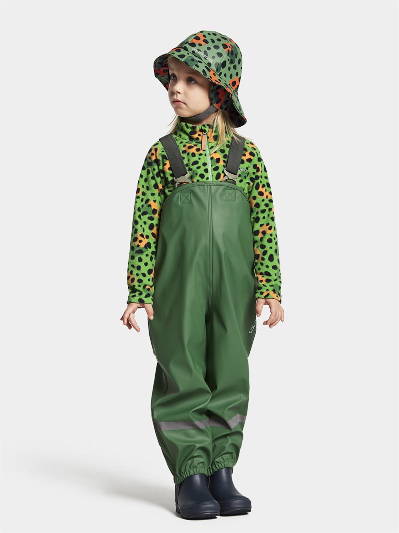 Slaskeman 8 unlined rain set Kids Green Pod Didriksons