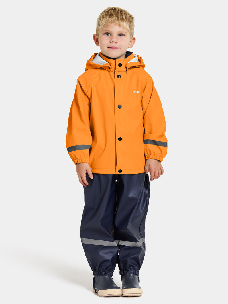 Slaskeman Ofodrat Regnset Barn Orange Jam Didriksons
