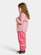 Slaskeman Unlined Kids Rain Set Soft Pink Didriksons