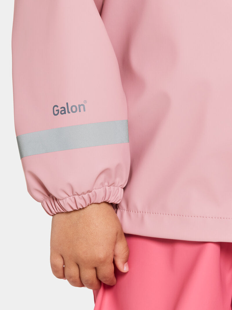 Slaskeman Unlined Kids Rain Set Soft Pink Didriksons