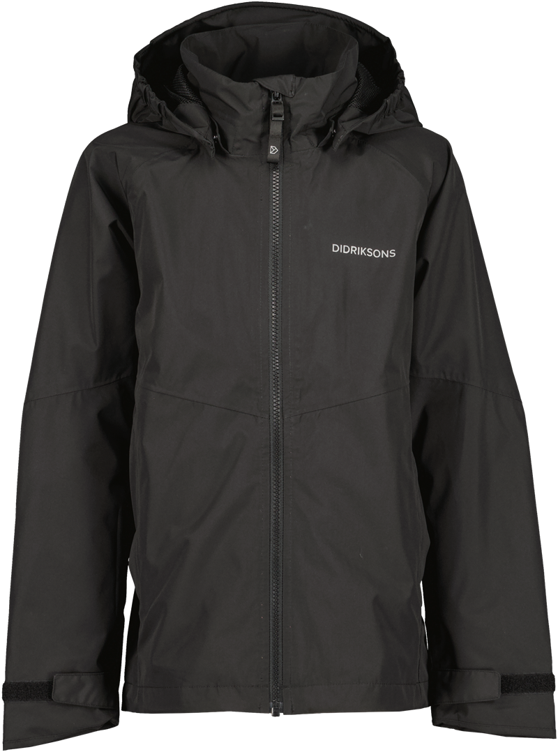 Tera Shell Jacket 5 Kids Junior Black Didriksons