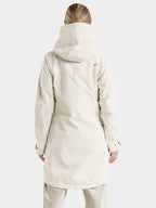 Didriksons Thelma Shell Coat 5 Women Shell White - Didriksons