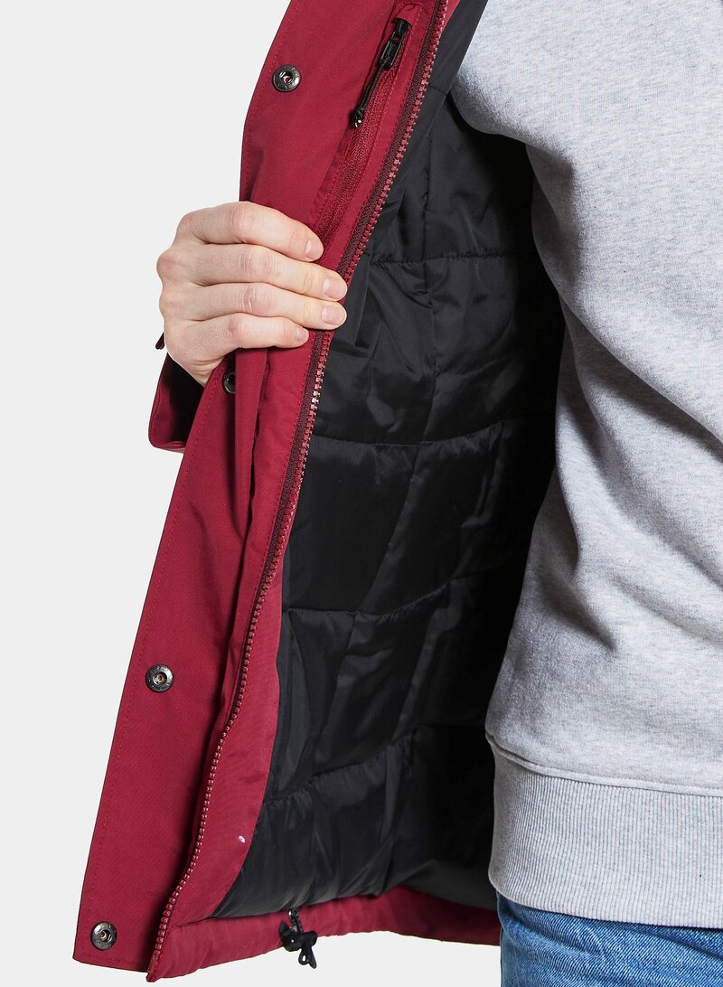 Vanja Vinterjacka Dam Ruby Red  Didriksons