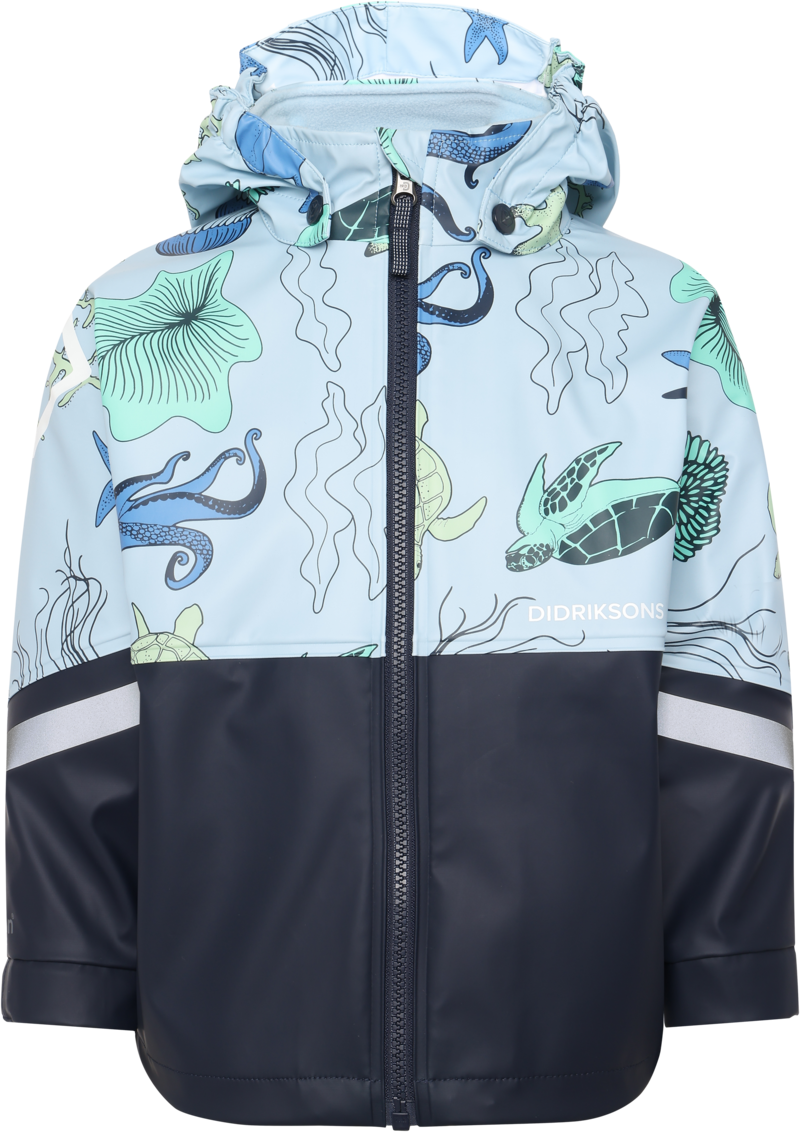 Waterman Ofodrat Regnset Barn Ocean Multi Blue Didriksons