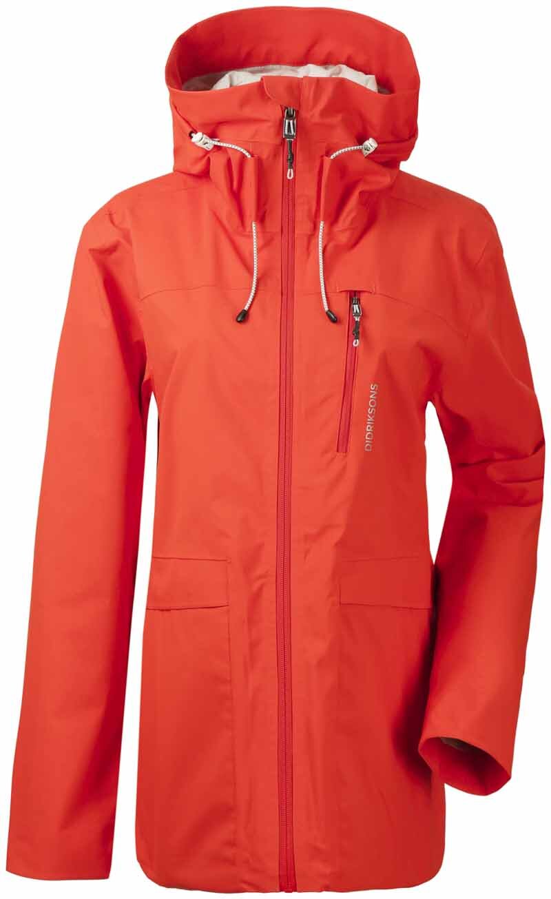 Didriksons Wida Shell Jacket Women Poppy Red - Didriksons