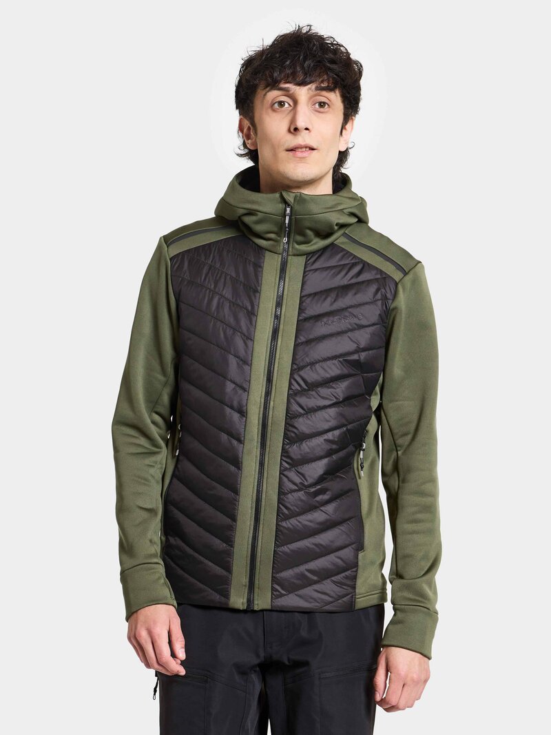 Zuko Hybrid Jacket Men's Deep Green Didriksons