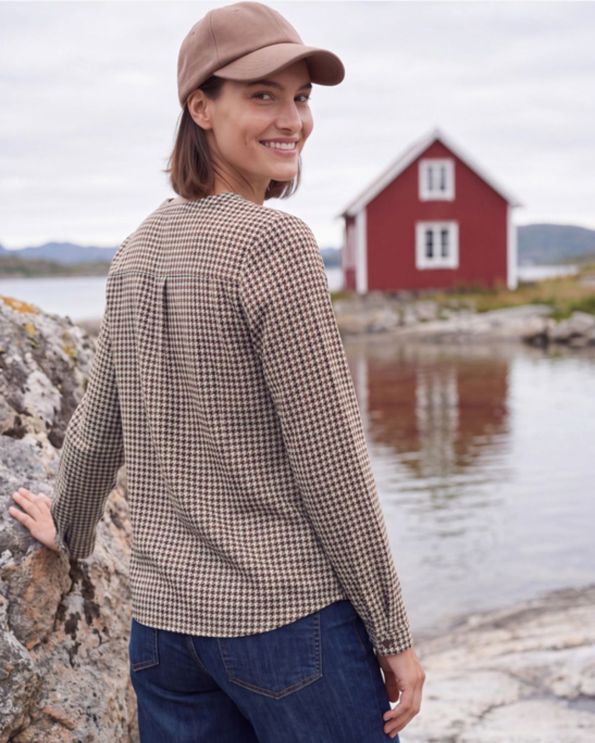 Disa Blus Dam Brun Mocha Brown | Smilebutiken - Cecil
