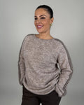 Disa Stickad Tröja Dam Beige | Smilebutiken - Camicia