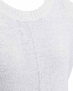 ES Tapper Stickad Väst Dam Brilliant White | Smilebutiken - Freequent